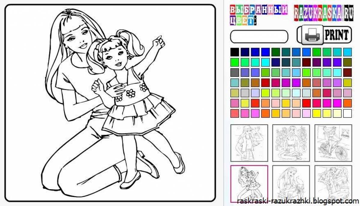 Awesome coloring games for girls
