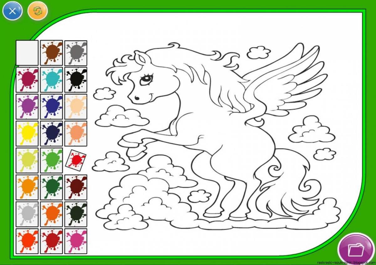 Creative coloring pages for girls