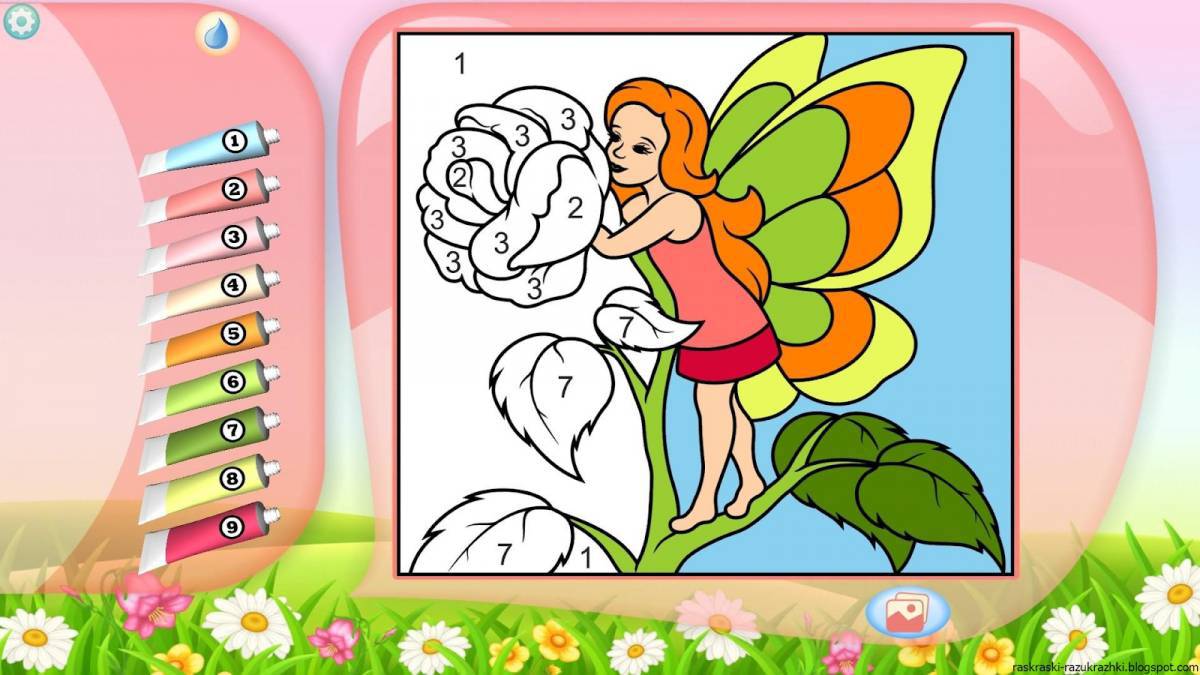 Outstanding coloring pages for girls