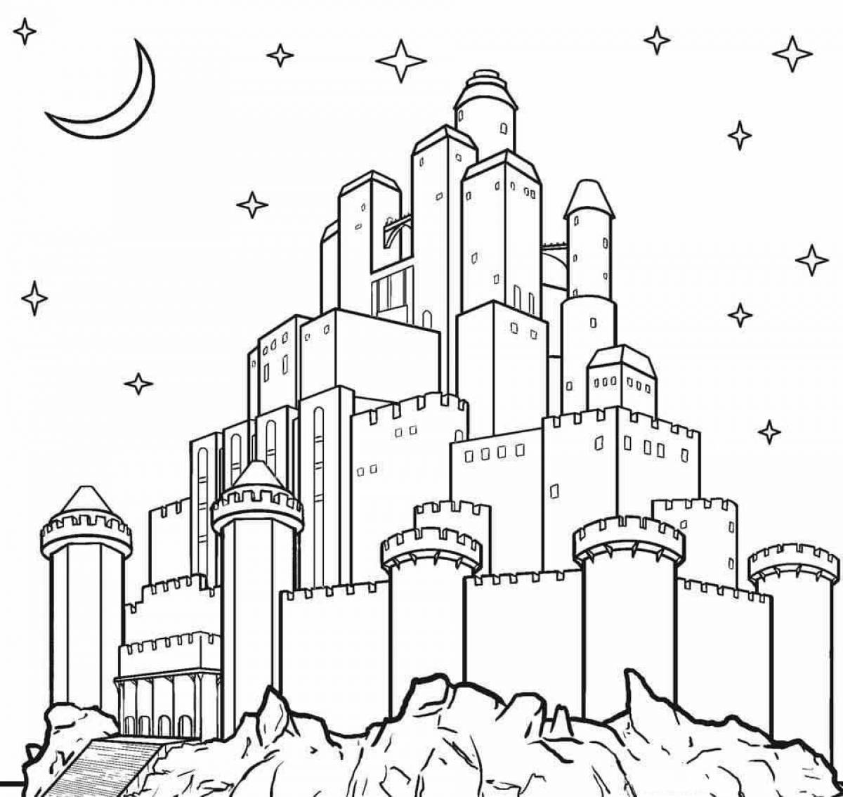 Coloring page lock