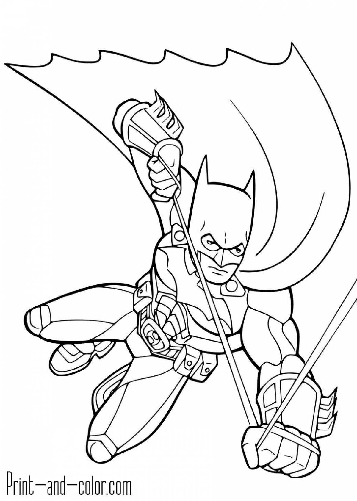 Impressive batman coloring book