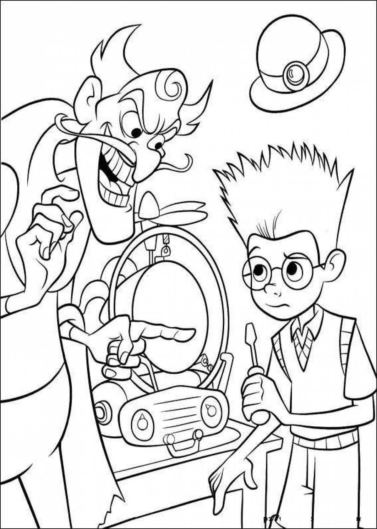 A fascinating coloring book from the 2014 animated series