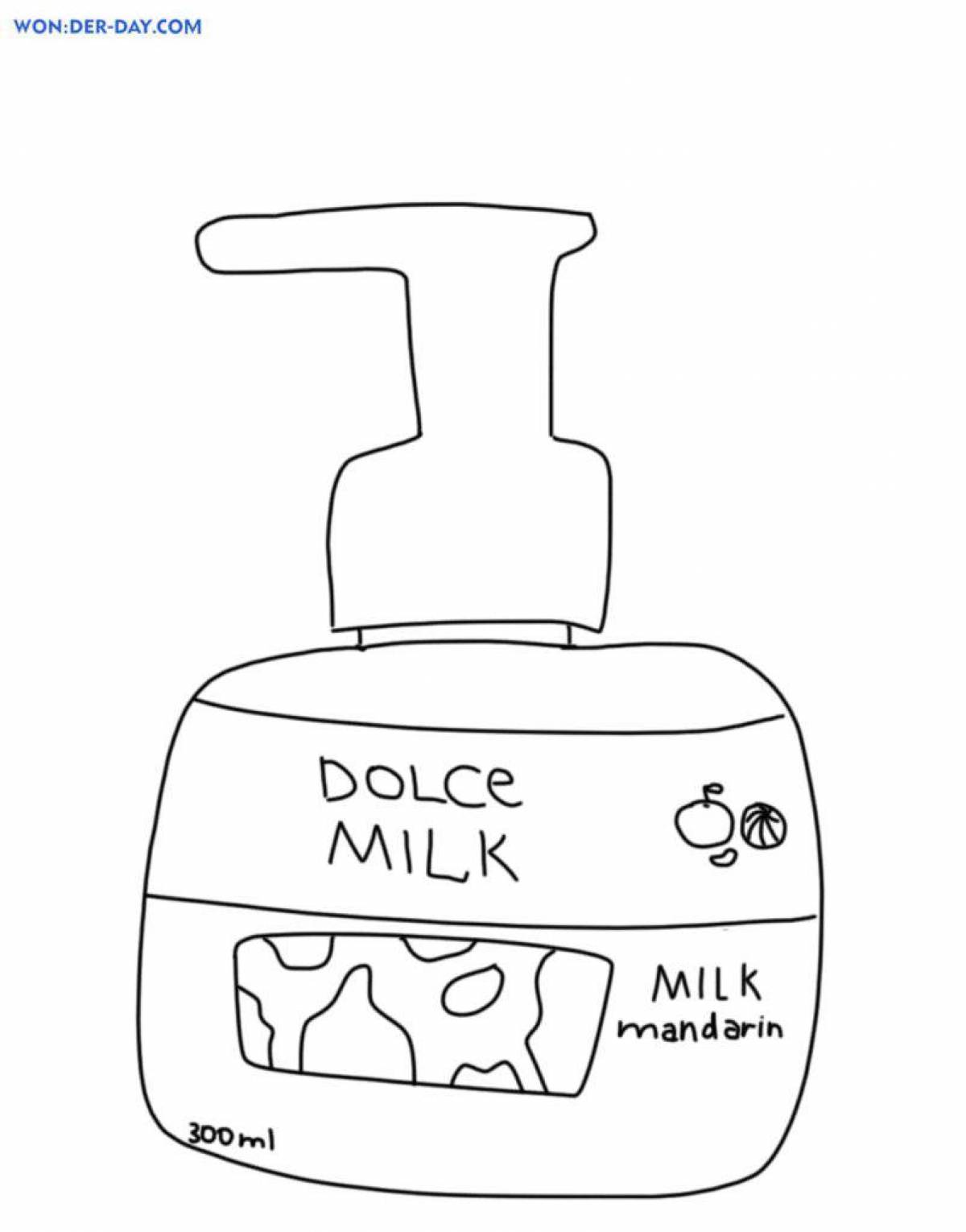 Художественная раскраска dolce milk
