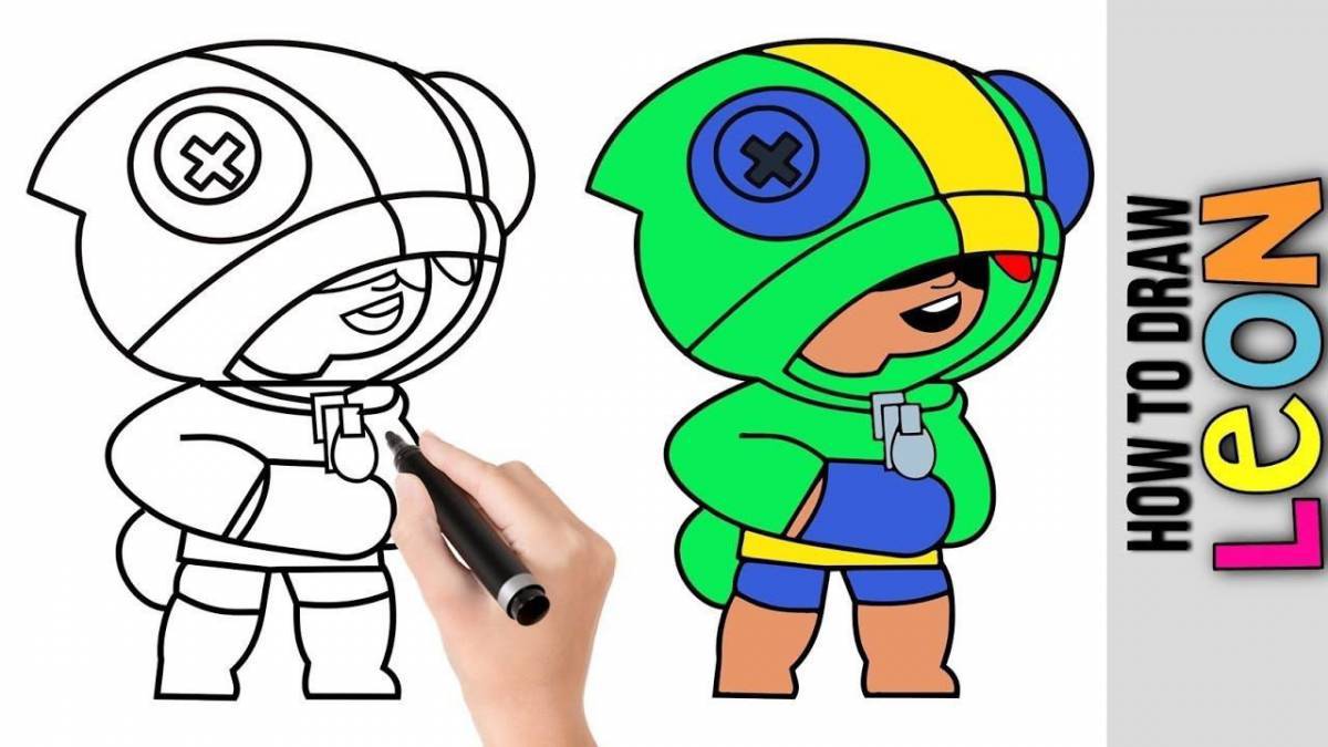 Exciting brawl stars coloring pages