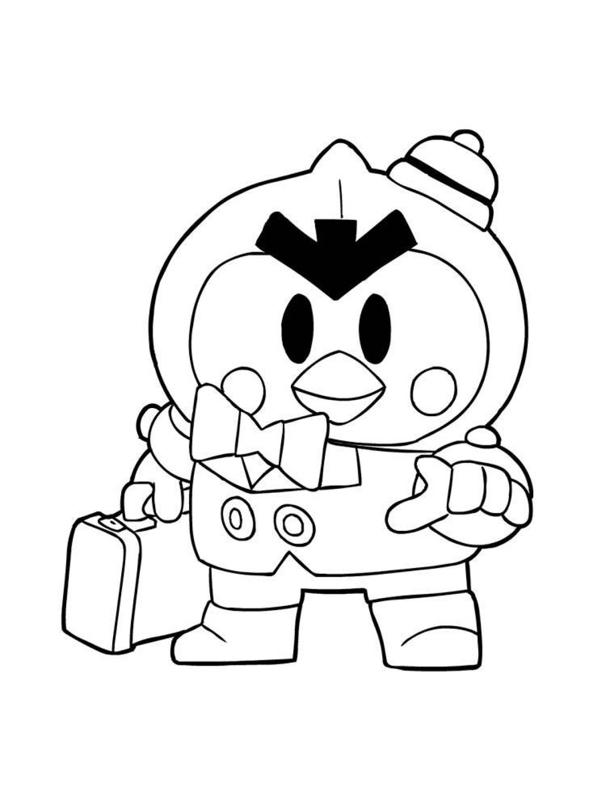 Animated brawl stars coloring pages