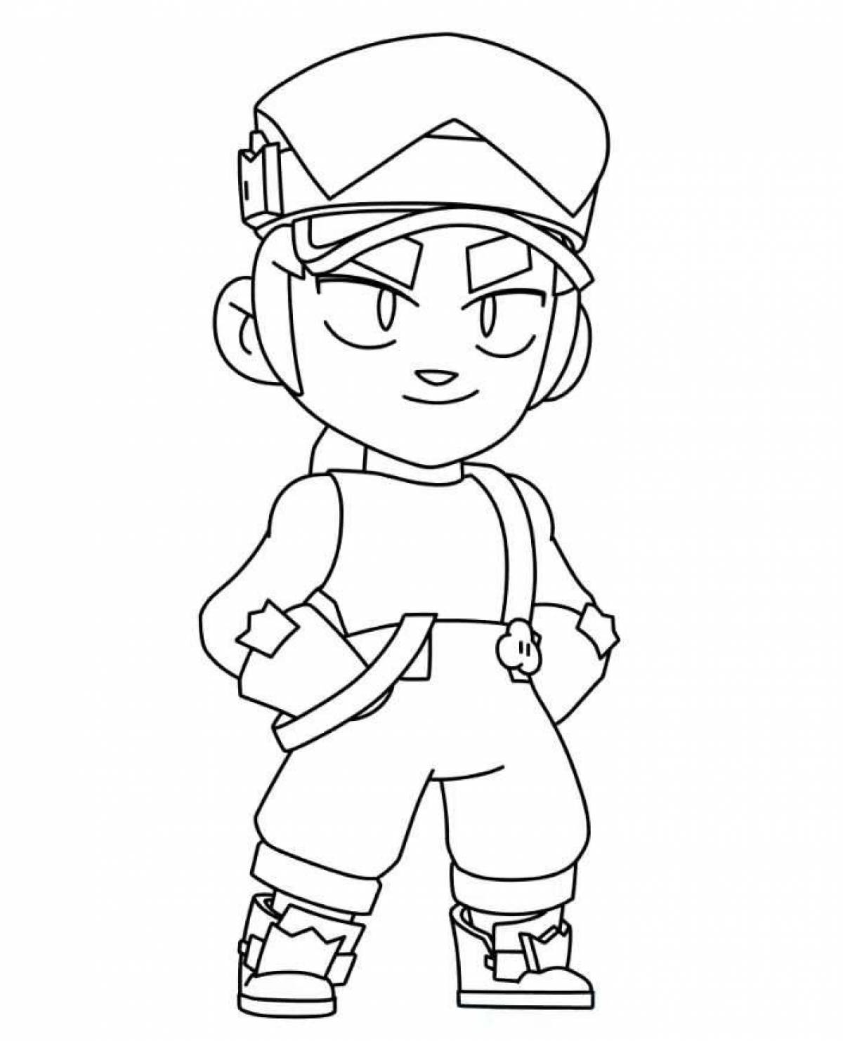 Amazing brawl stars coloring pages