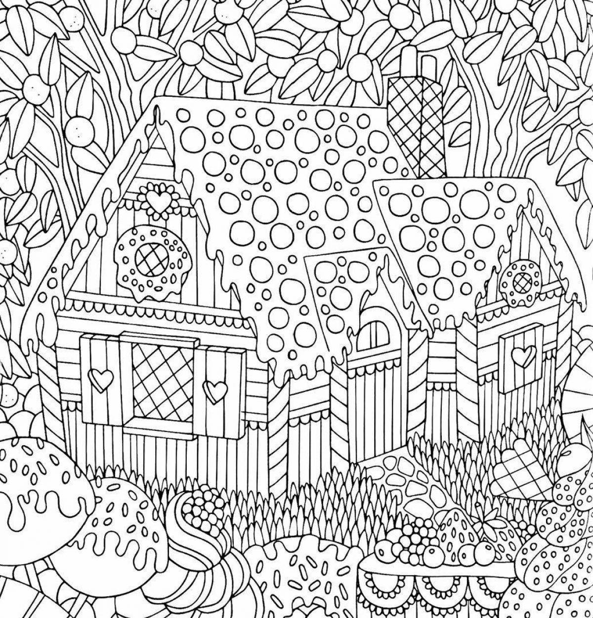 Delightful coloring book for all adults