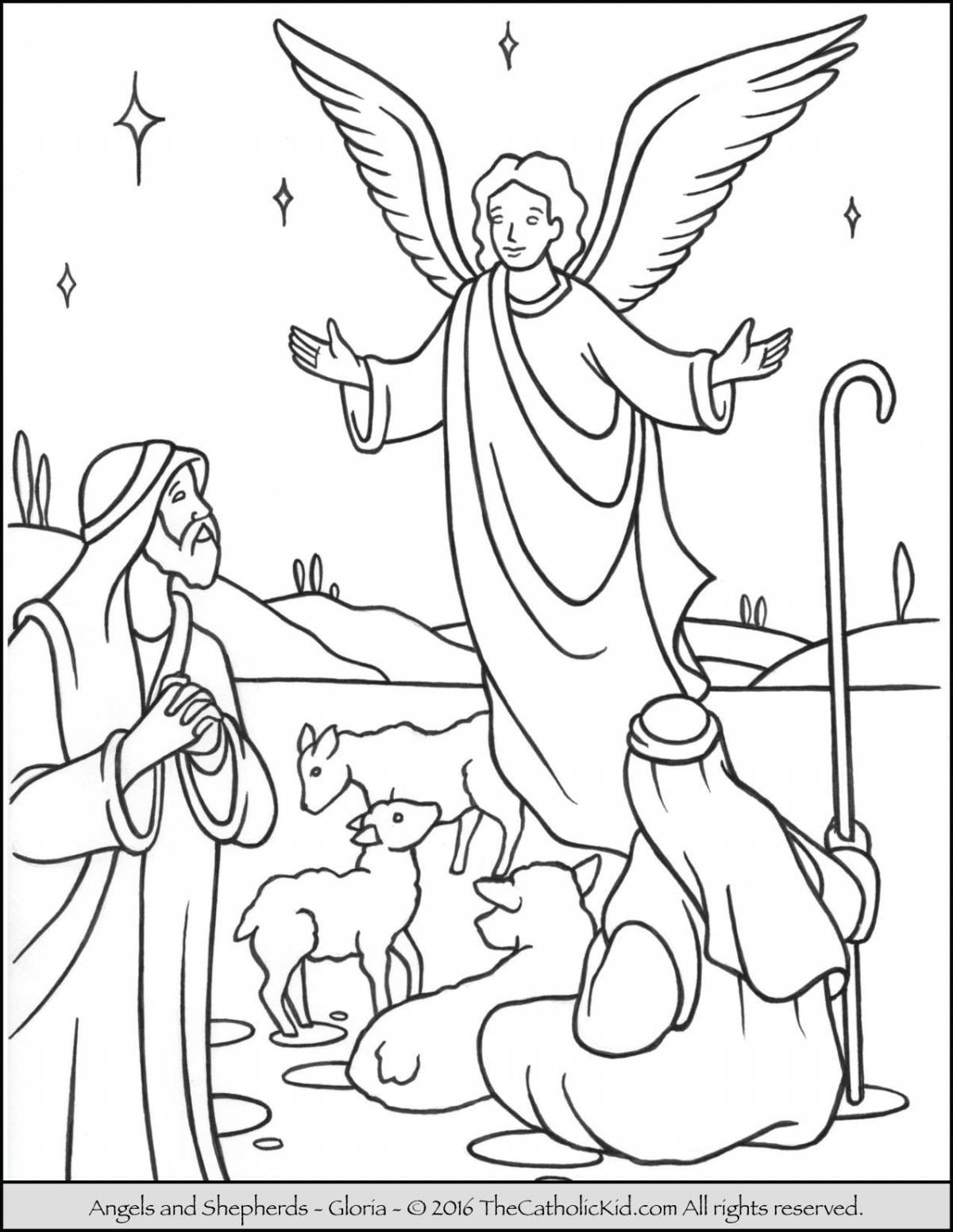 Live Christmas coloring book for kids