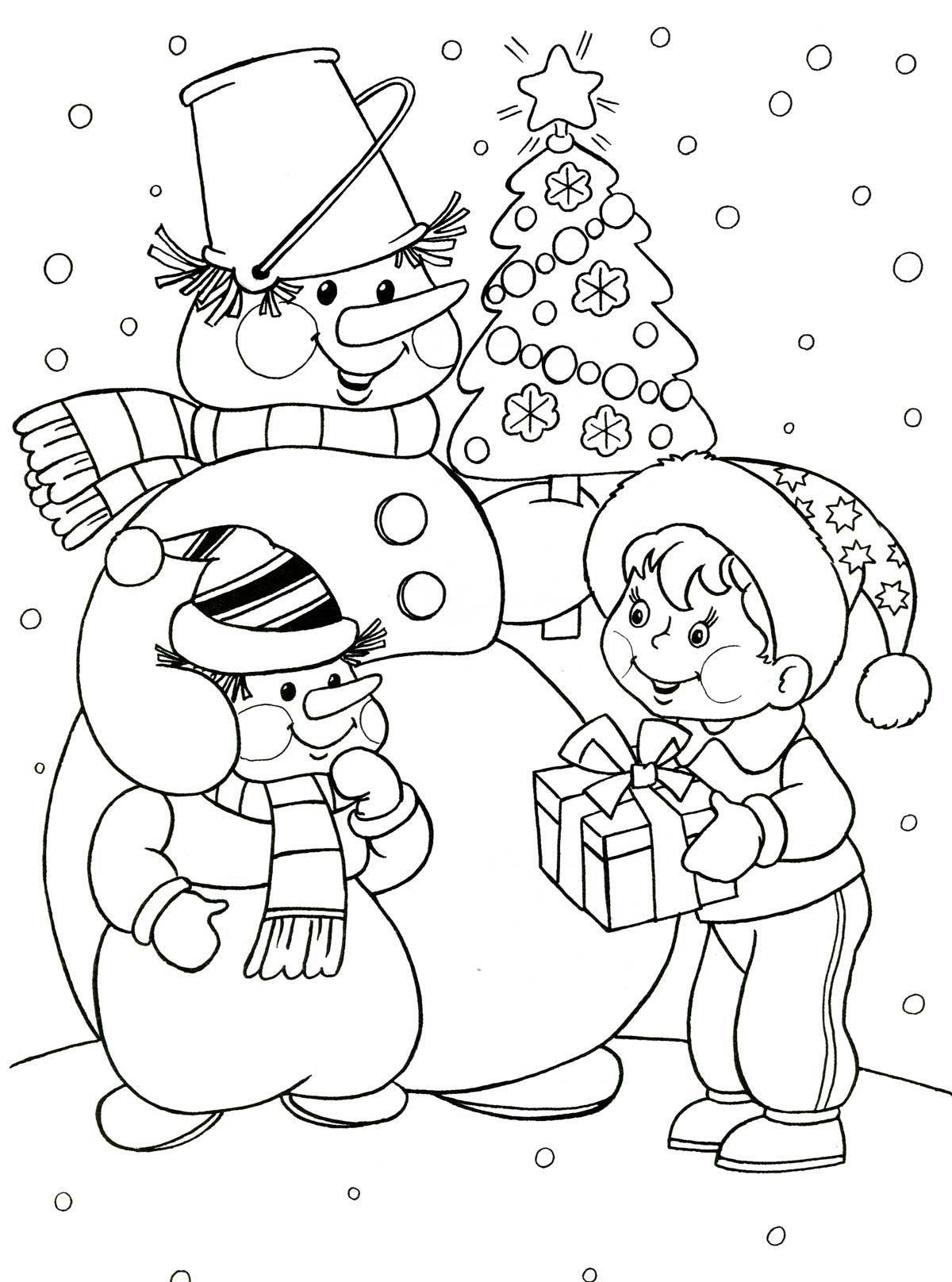 Glorious Christmas coloring book for kids
