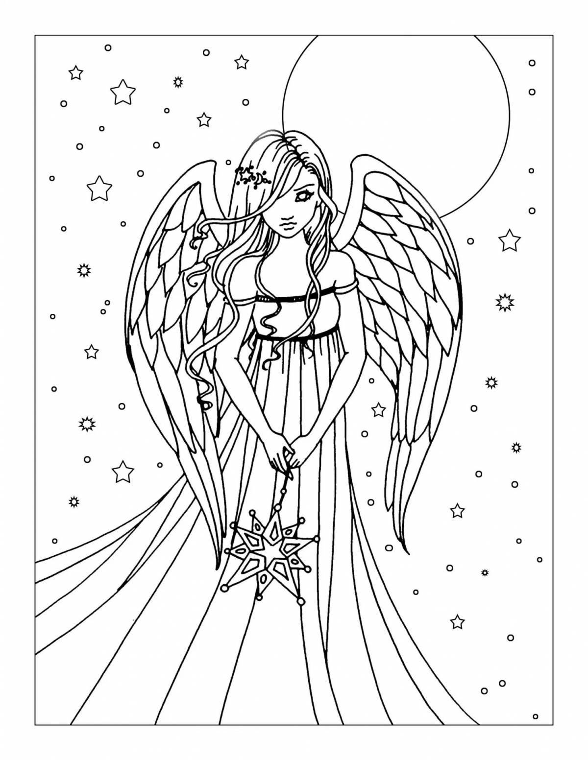 страница 3 | Картинки раскраски ангелов печати Изображения – скачать бесплатно на Freepik