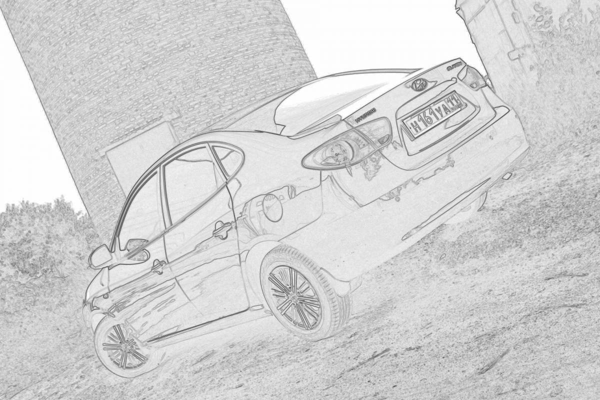 Разукрашки Хендай Крета - 29 фото