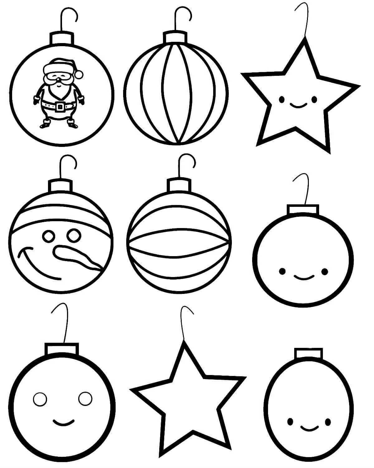 Glittering Toy Factory Coloring Page