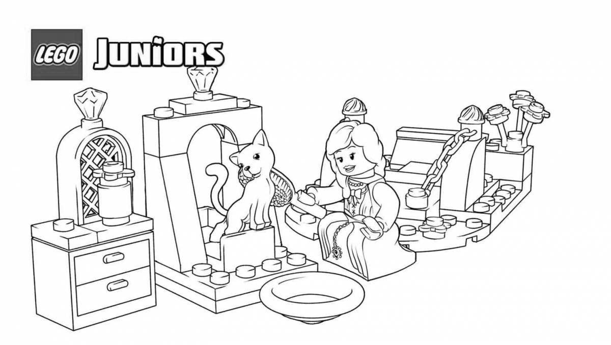 Lighting toy factory coloring book