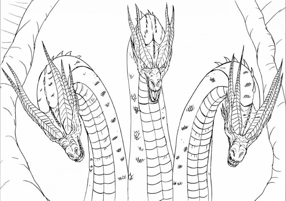 Photo King ghidora grandiose coloring