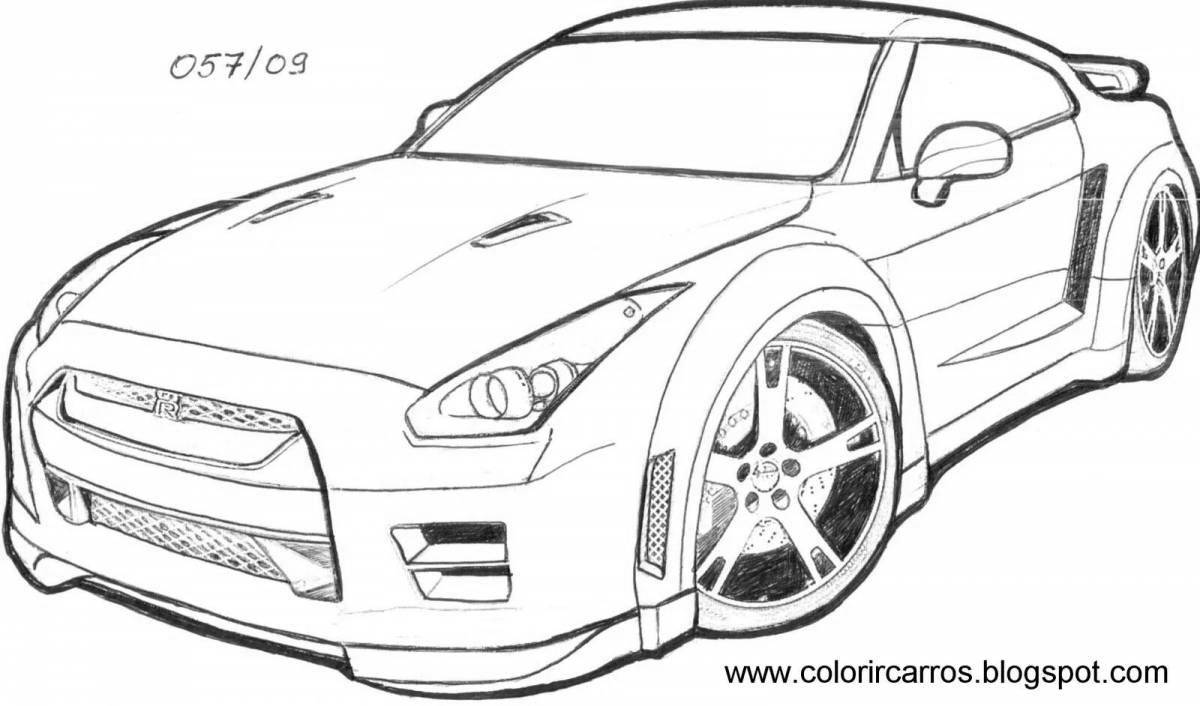 Chevrolet Aveo Coloring Page