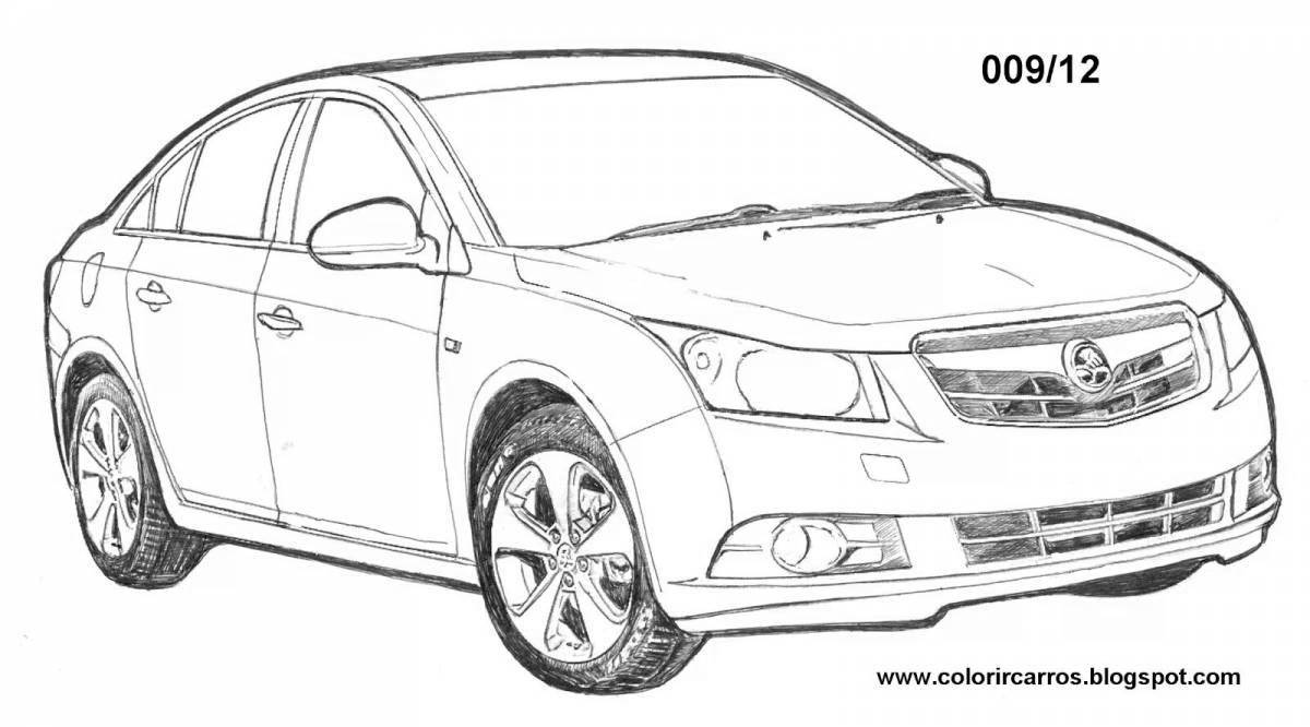 Photo Amazingly dazzling chevrolet aveo coloring book
