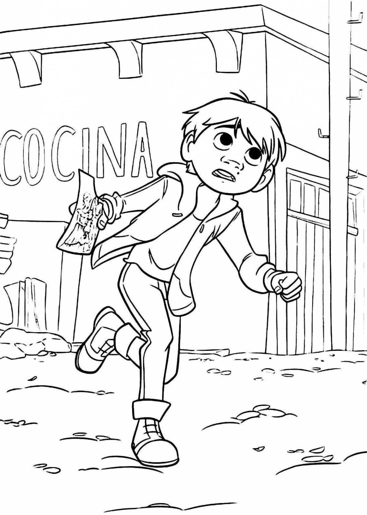 Gorgeous incorrigible ron coloring page