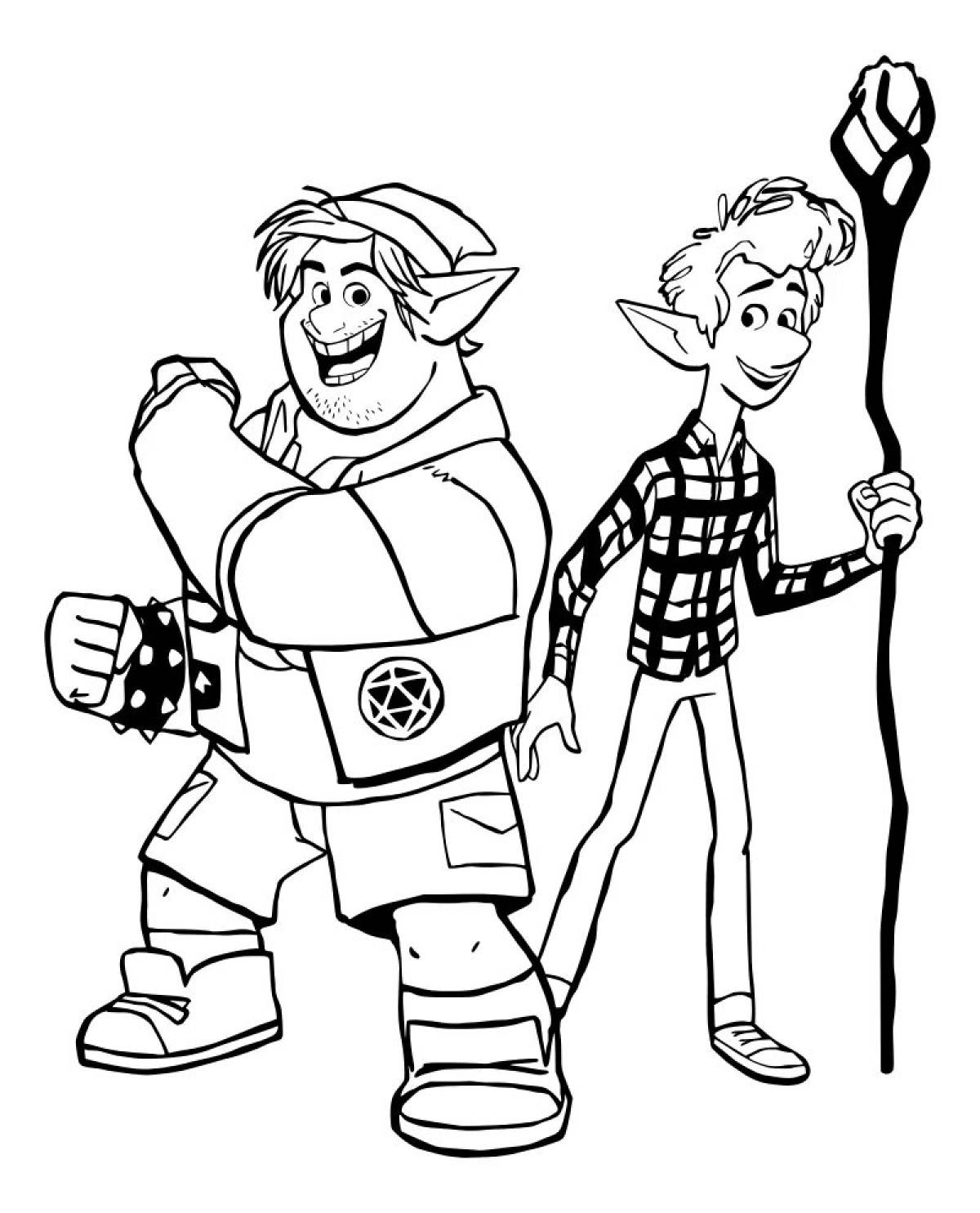 Humorous incorrigible ron coloring book