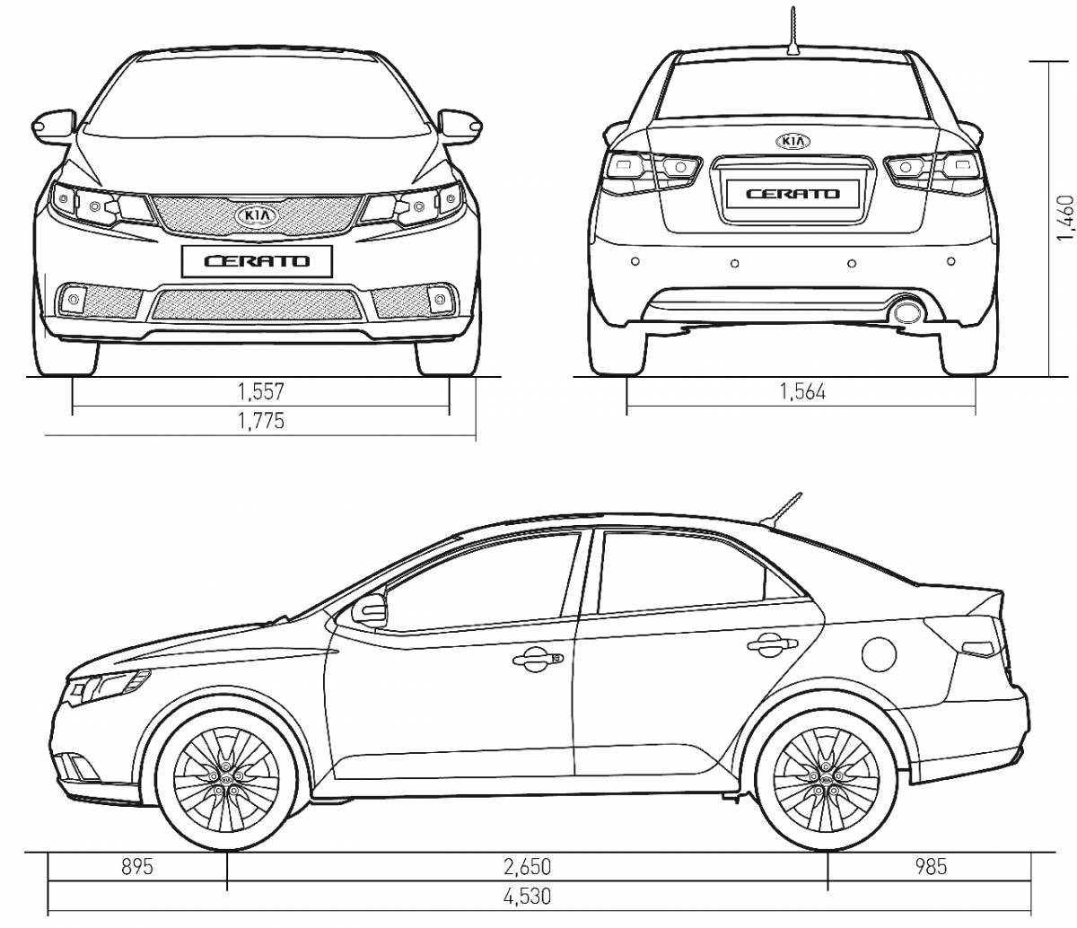 Kia seltos live coloring page