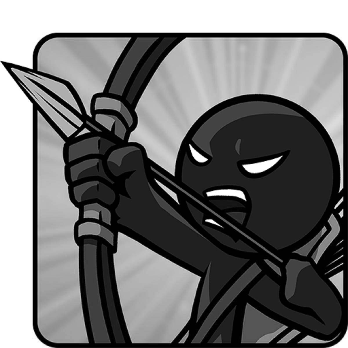 Playful stickman legacy coloring page