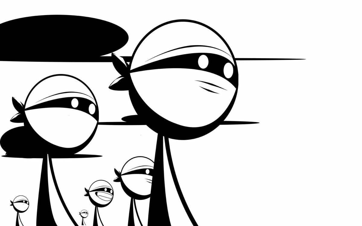Stickman Legacy Multicolor Mystery Coloring Page