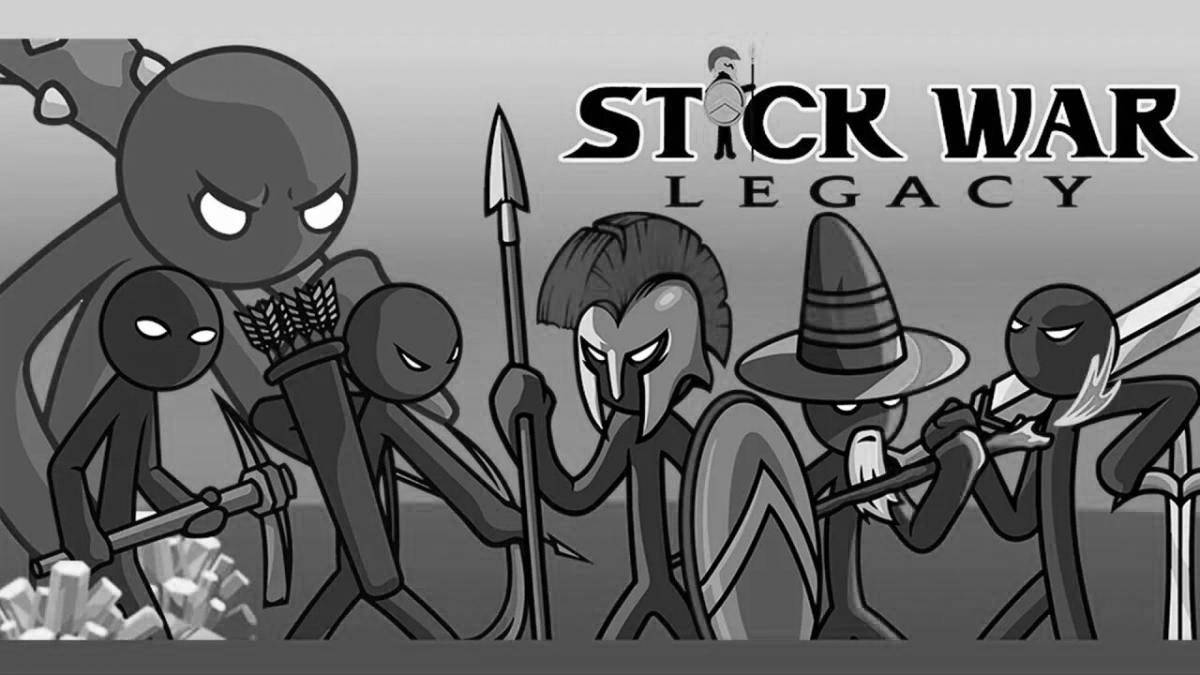 Coloring colorful-delight stickman legacy