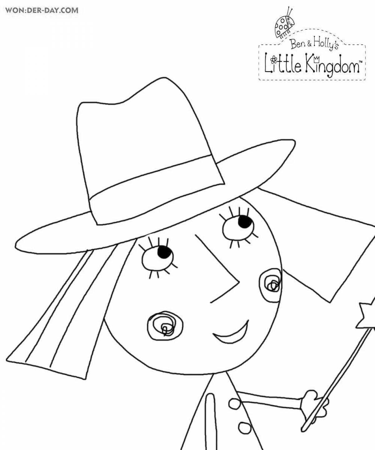 Great nanny flame coloring book