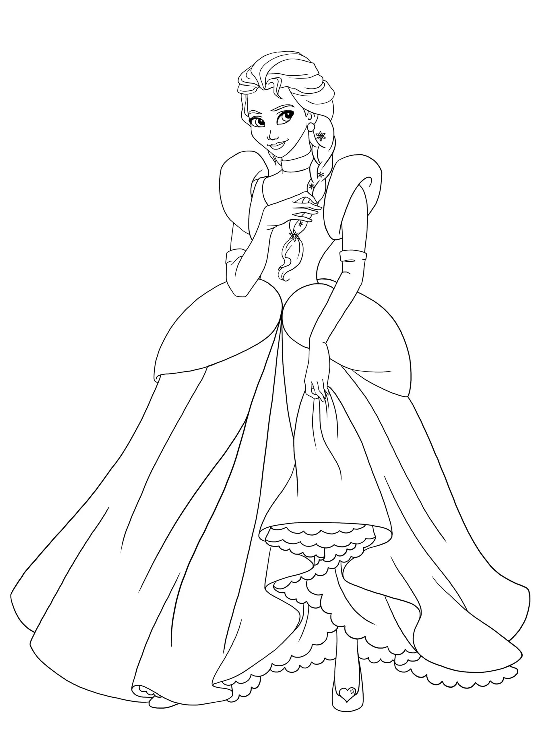 Sissy princess holiday coloring book