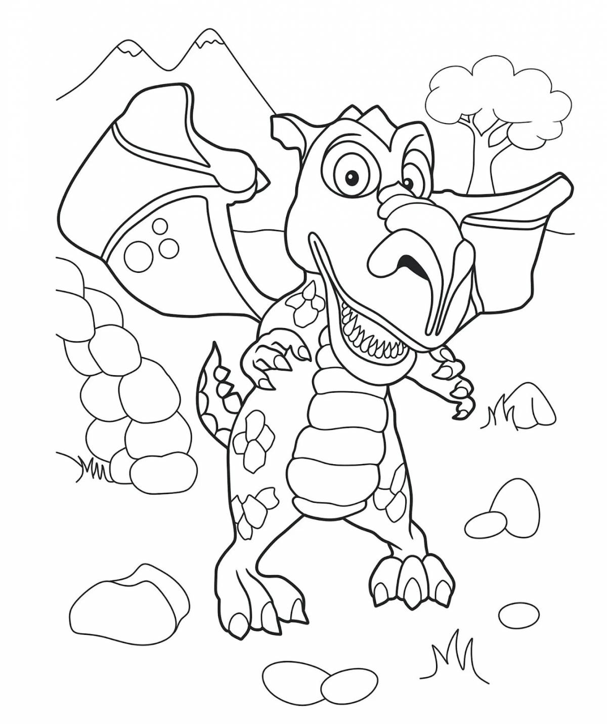 Radiant coloring page knight mike