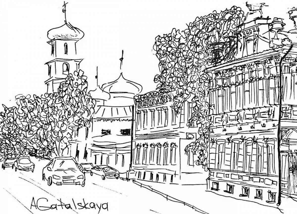 Luxury Nizhny Novgorod coloring book