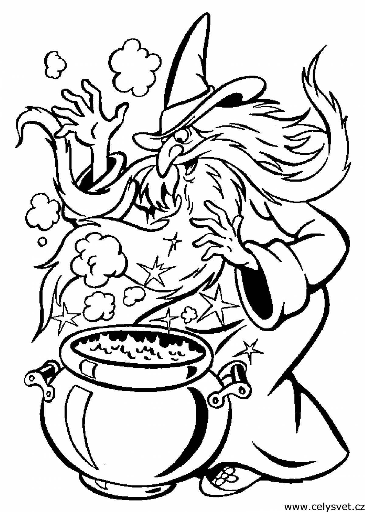 Fascinating fairy tale coloring pages