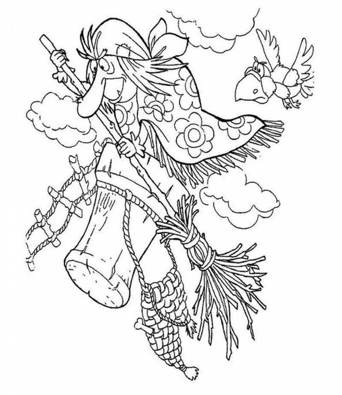 Playful fairy tale coloring