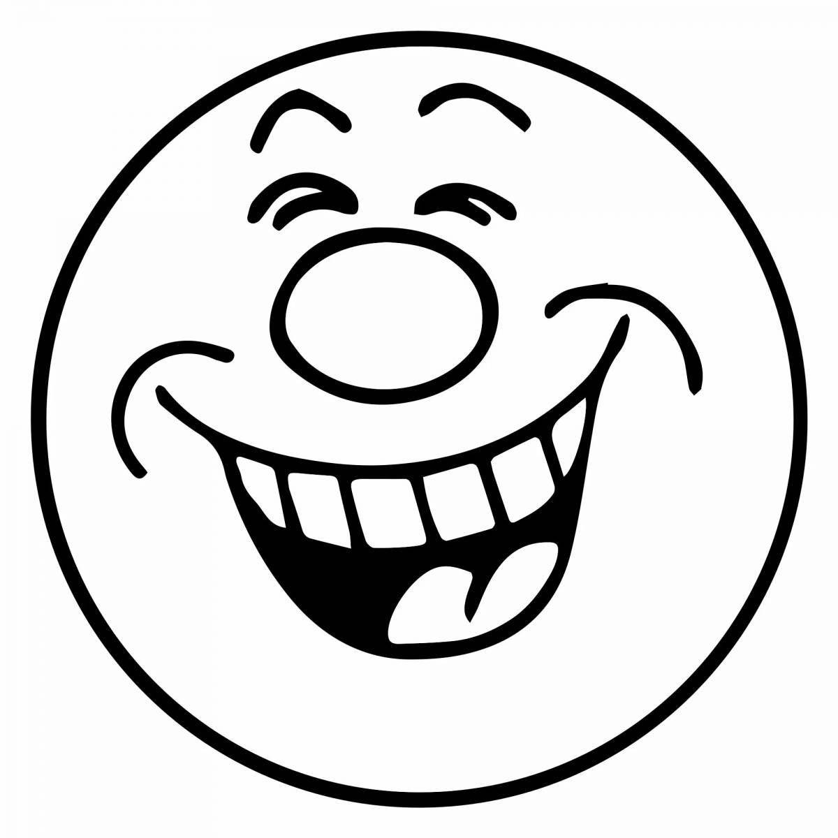 Playful coloring good mood