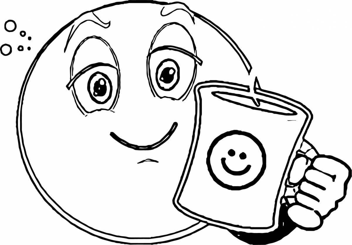 Holiday coloring good mood