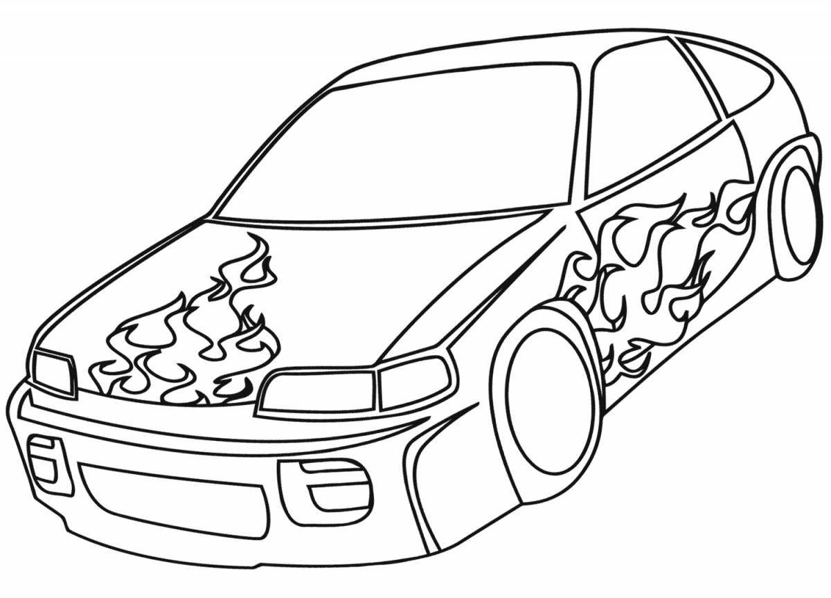 Great opera machines coloring page