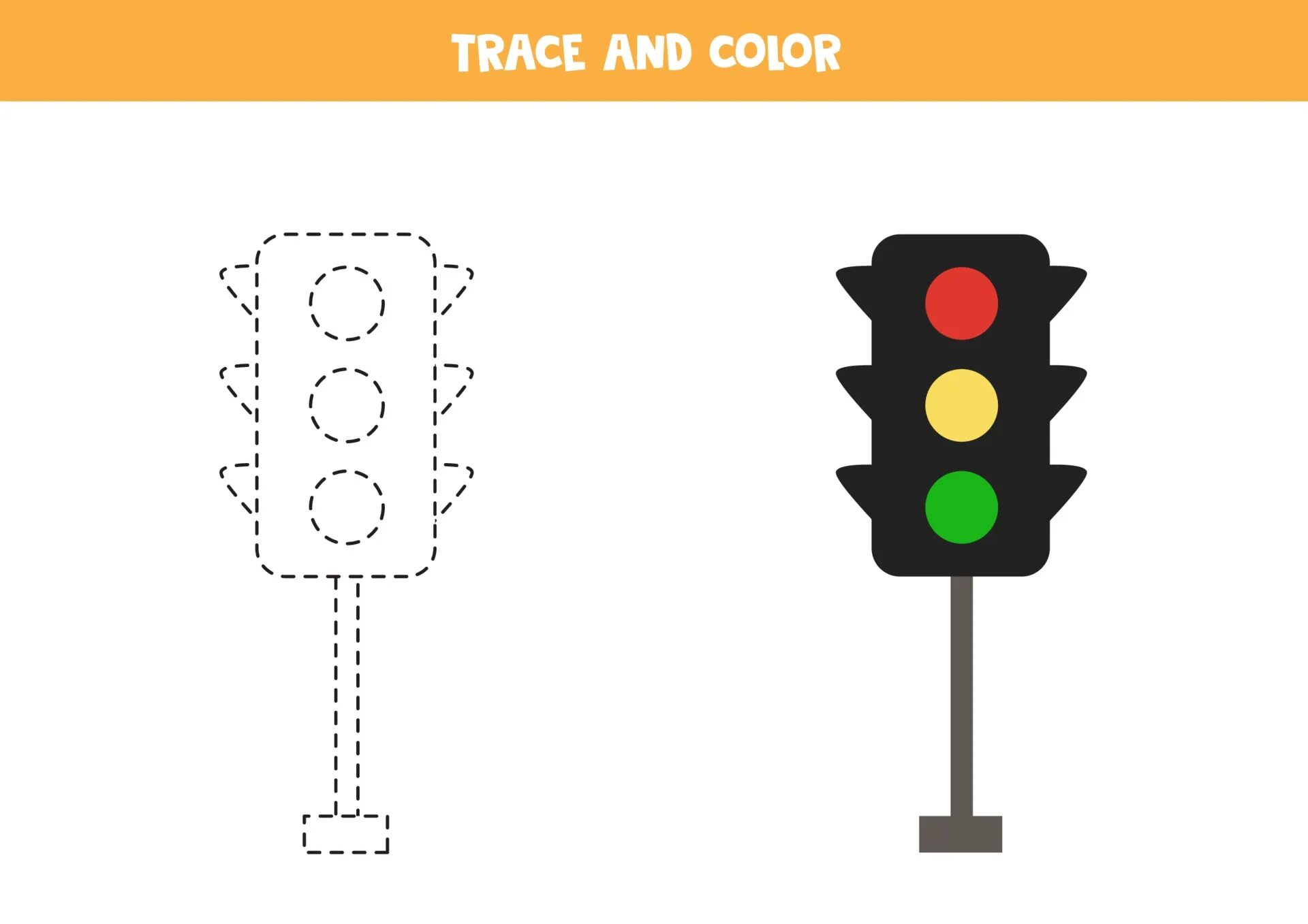 Sign traffic light #3