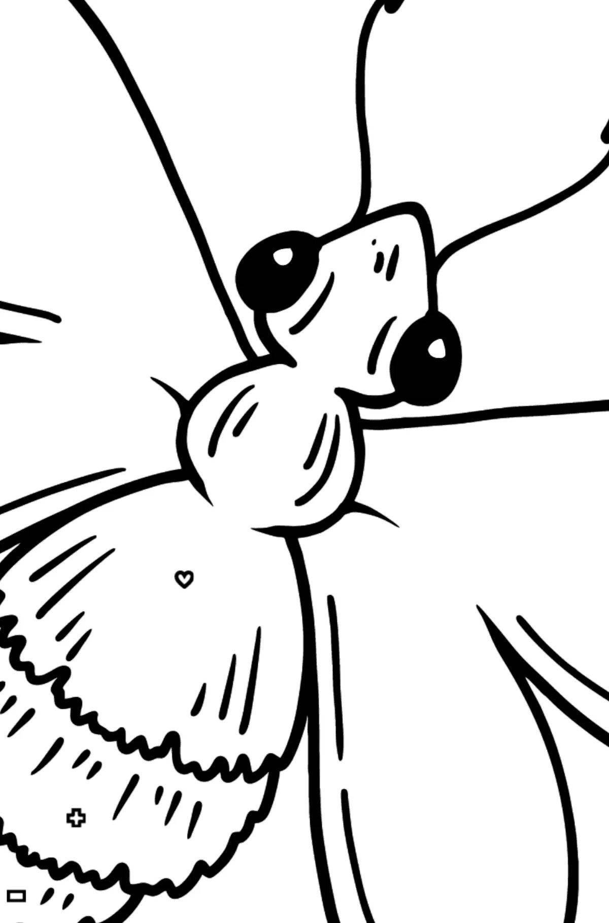 Fancy cat and bee coloring book