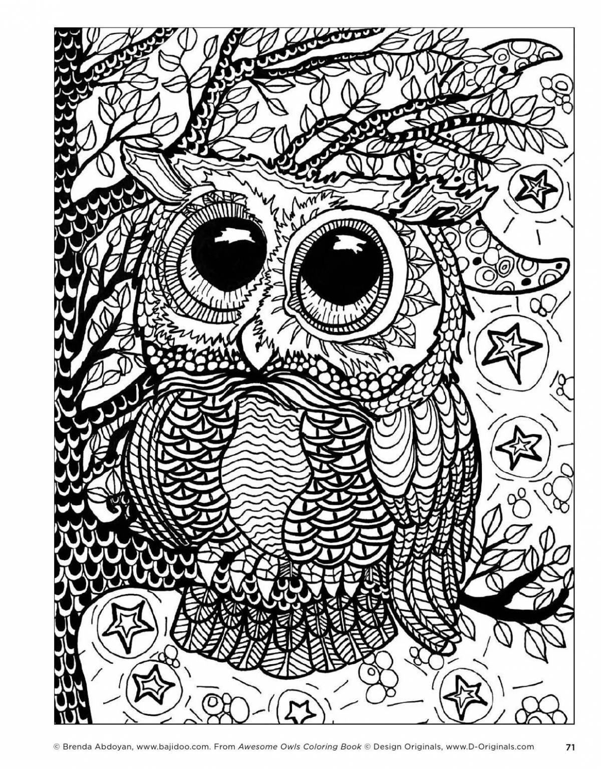 Complex owl #7