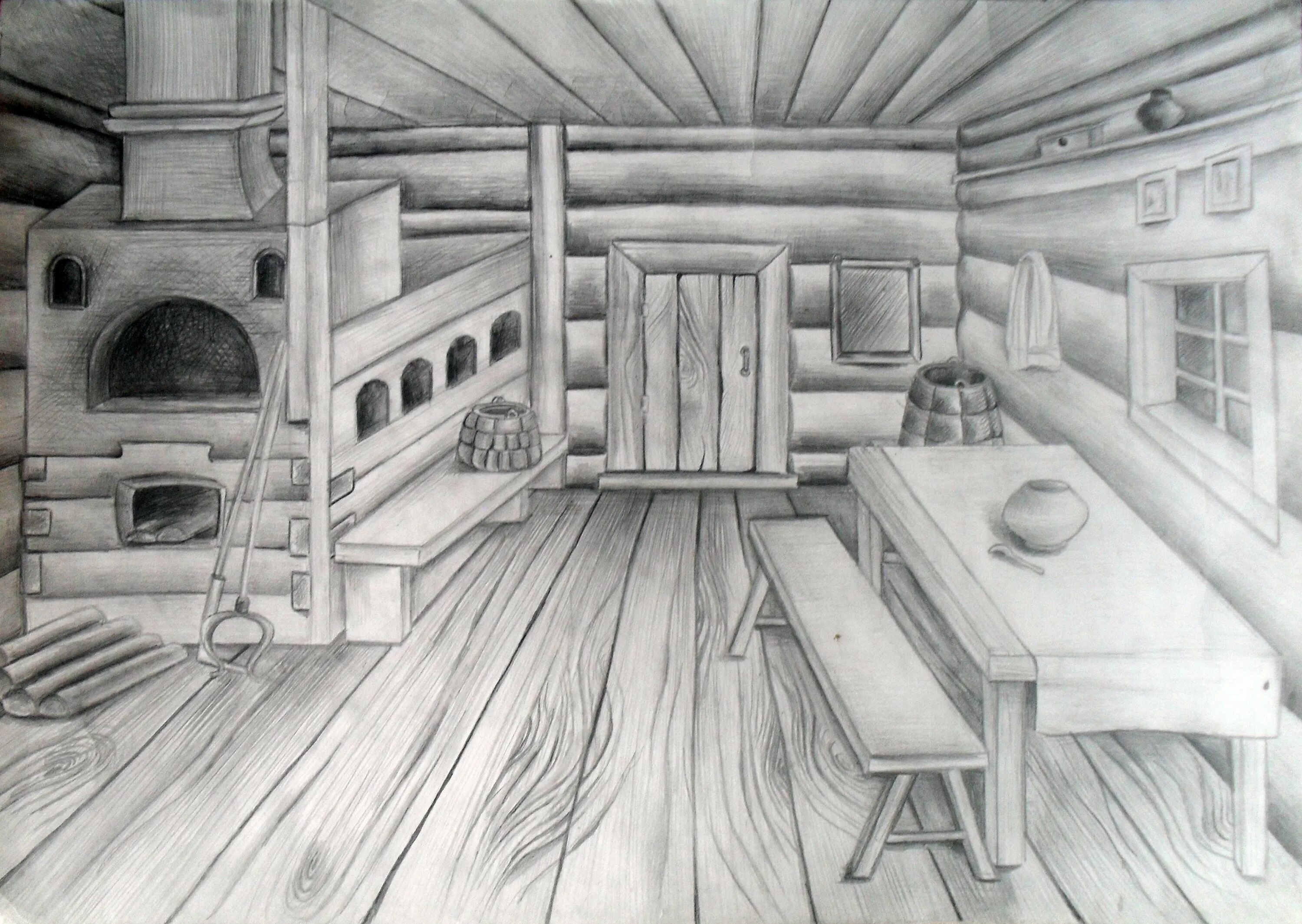Welcome to the cabin inside coloring page