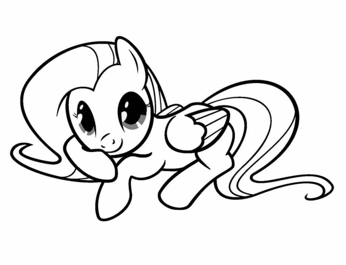 Coloring live pony cuties