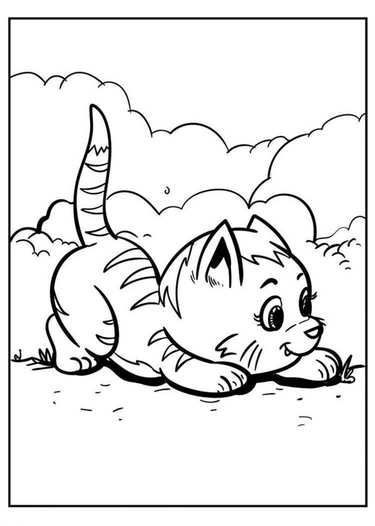 Whiskas cat humorous coloring book