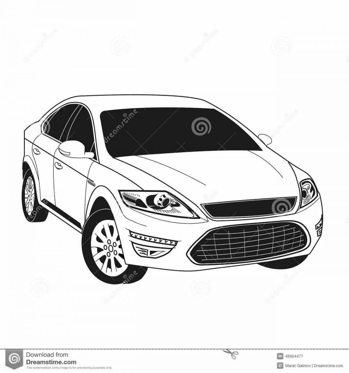 Photo Fun coloring ford mondeo