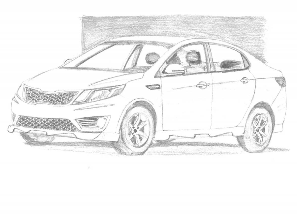 Outstanding ford mondeo coloring book