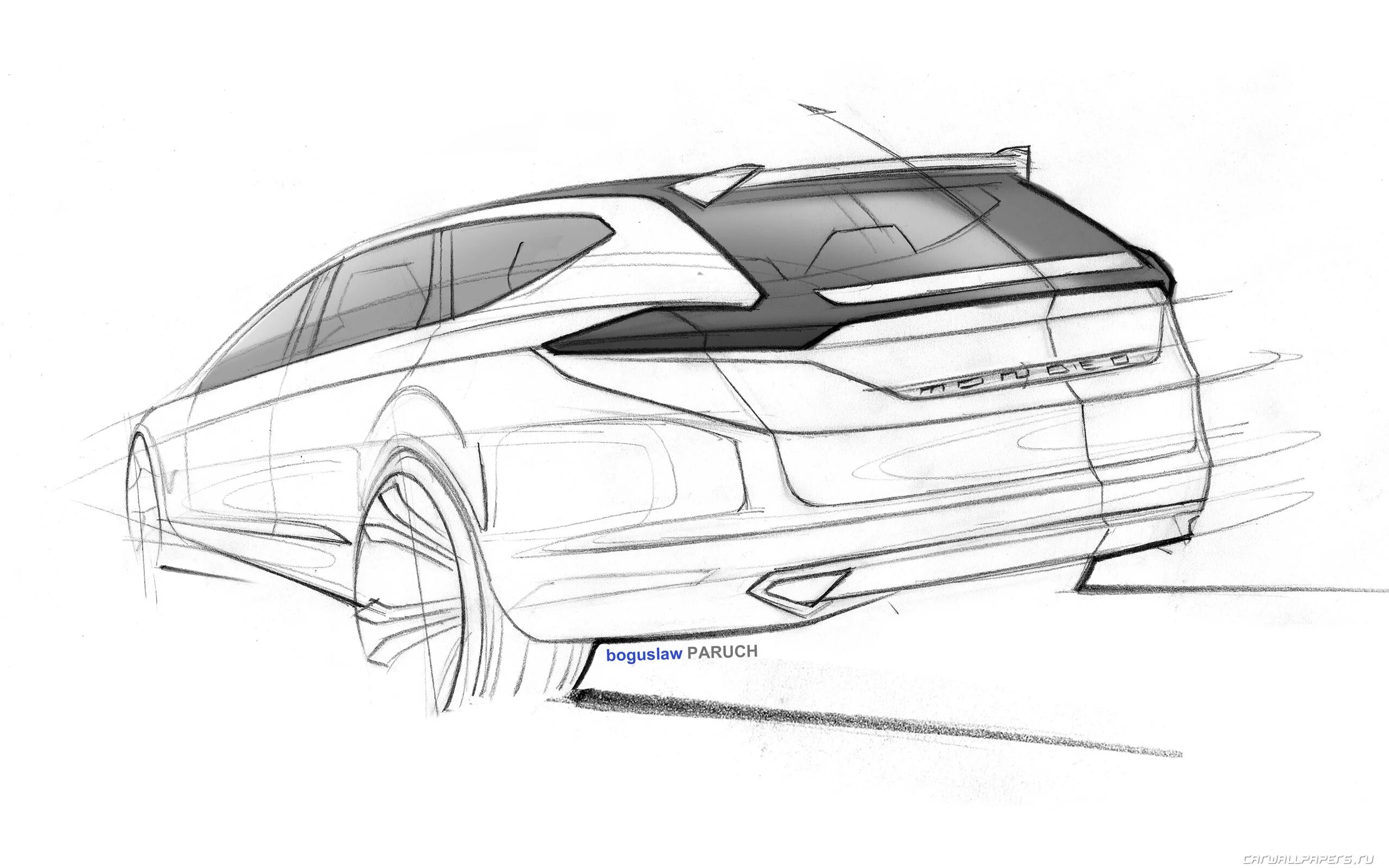 Amazing ford mondeo coloring page