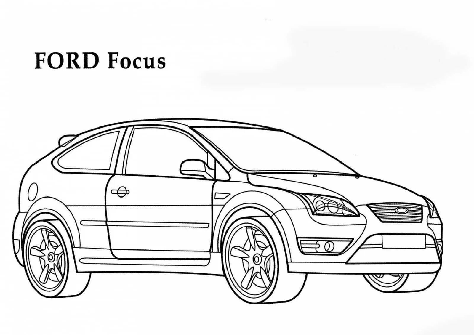 Coloring extraordinary ford mondeo