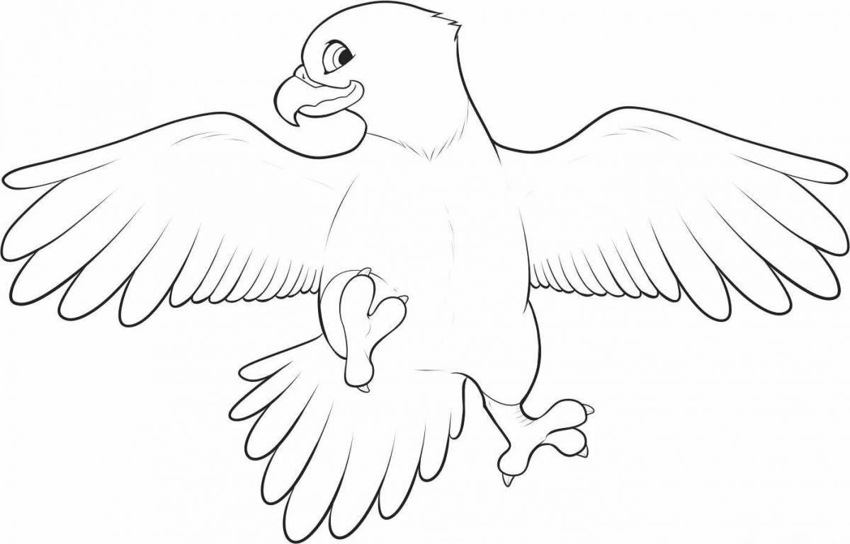 Photo Coloring eagle