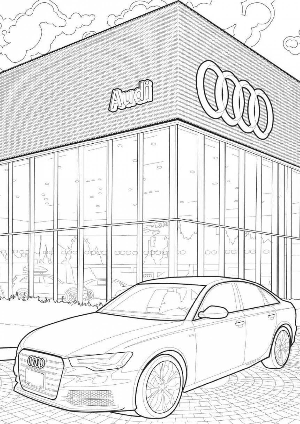 Nice coloring audi a8