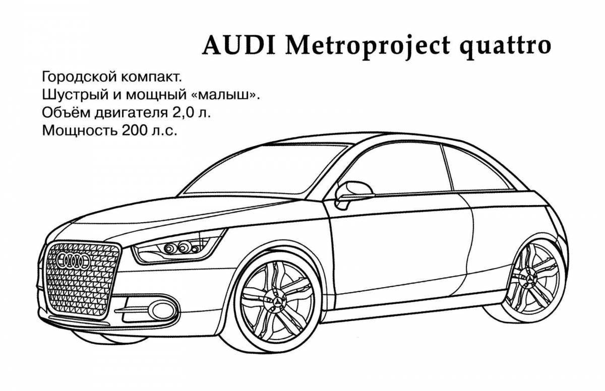 Outstanding coloring audi a8