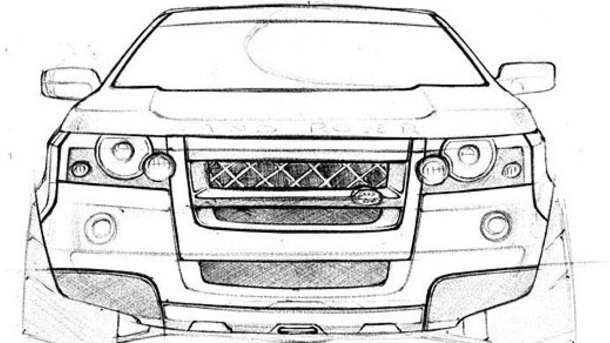 Photo Generous range rover coloring