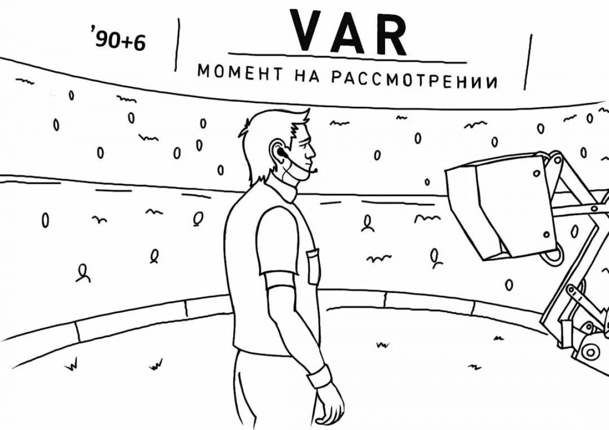 FK Krasnodar Color Filled Coloring Page